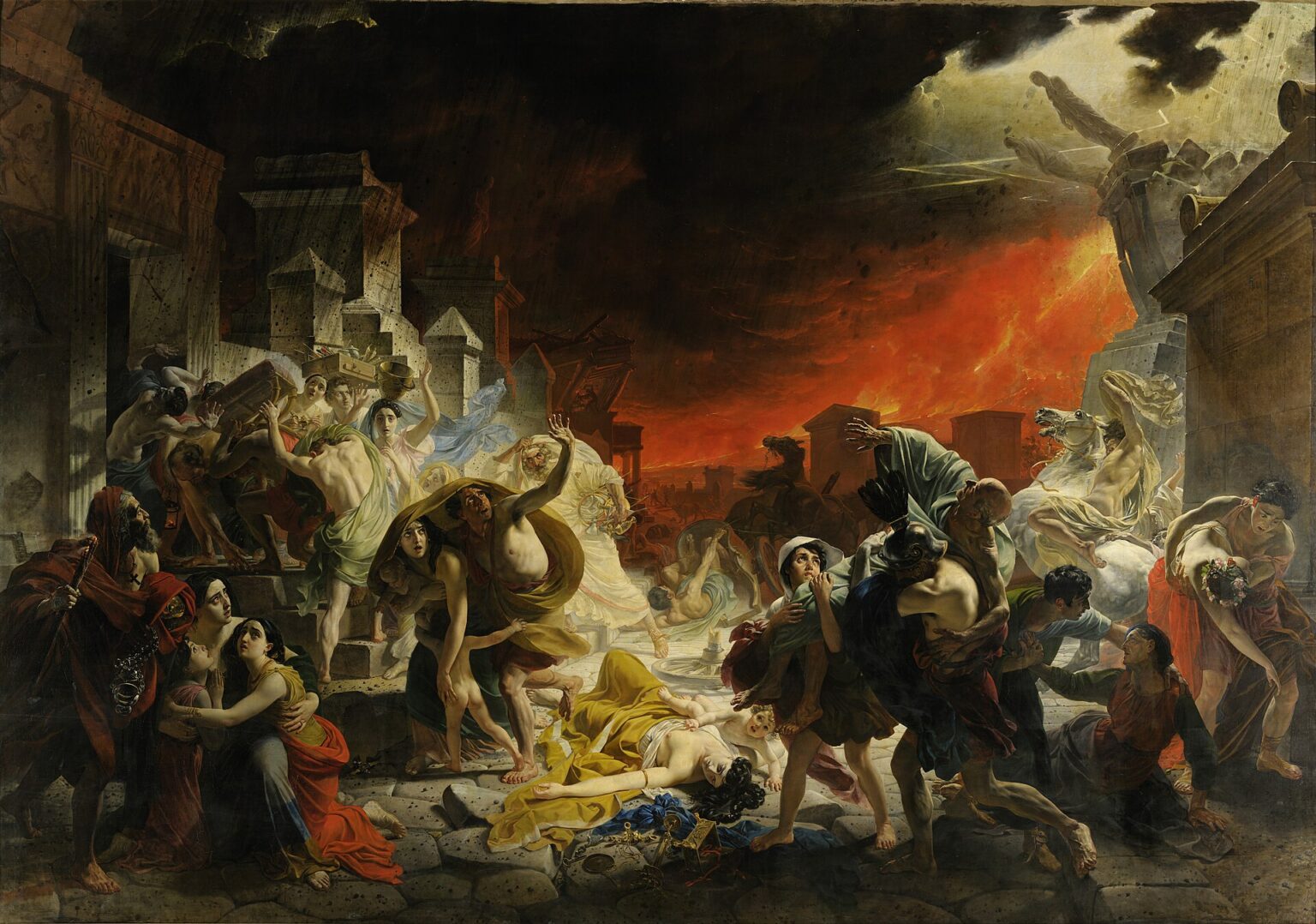 Le Dernier Jour de Pompéi, tableau de Karl Brioullov