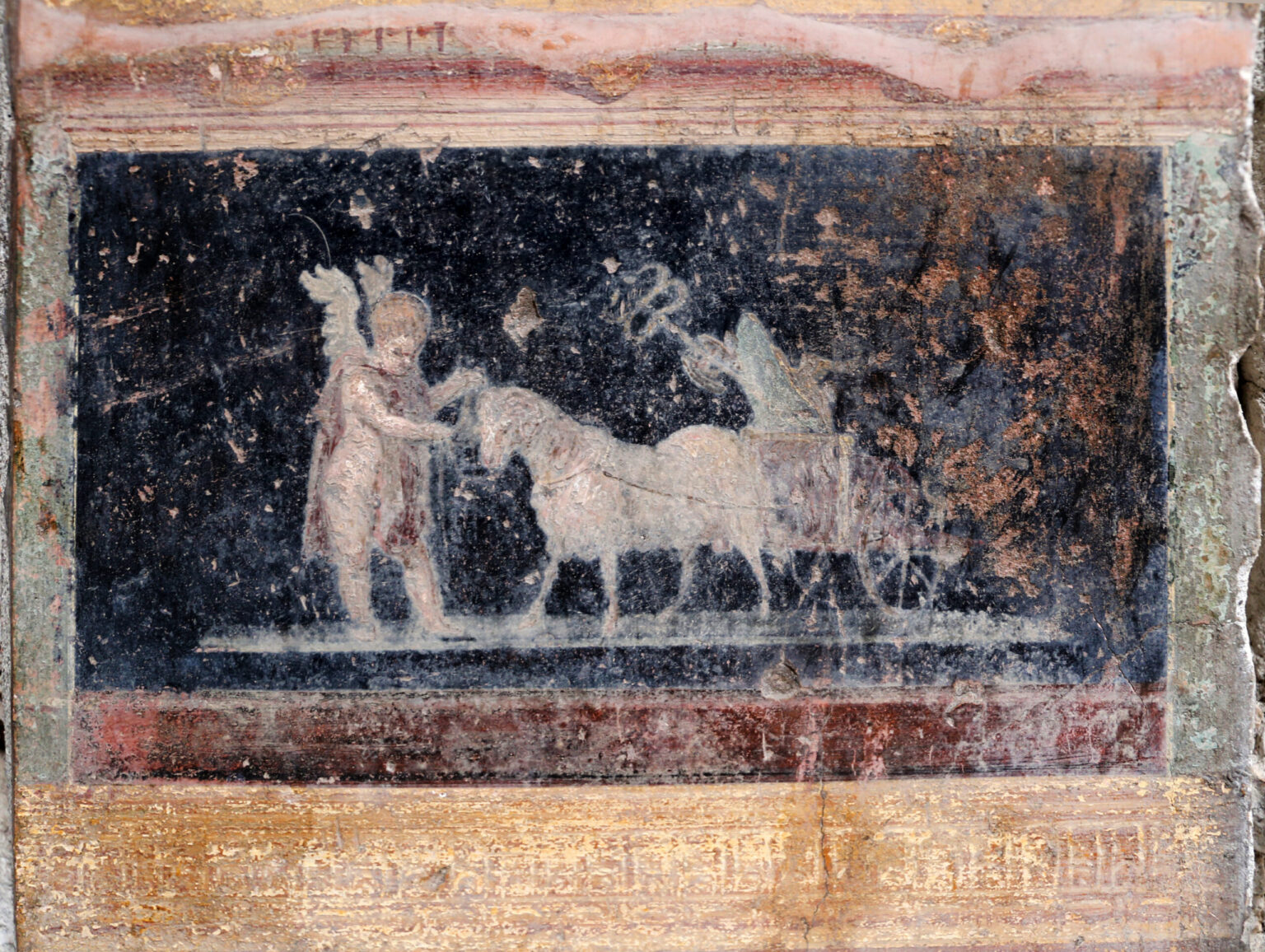 Le laraire de la Maison des Vettii à Pompéi